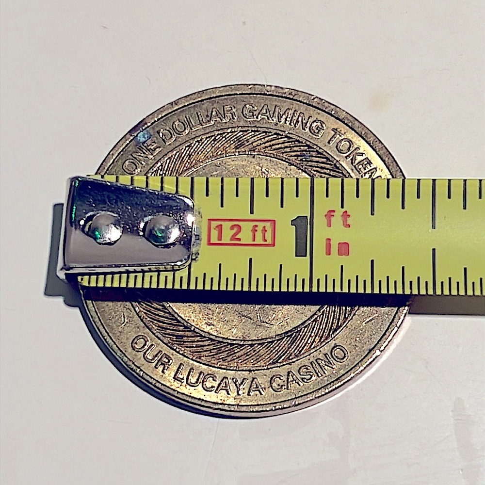๐ฆ BRASS $1 DOLLAR FORMER PARROT CASINO GAME TOKEN COIN - ISLE OF CAPRI, FLORIDA - Picture 8 of 9